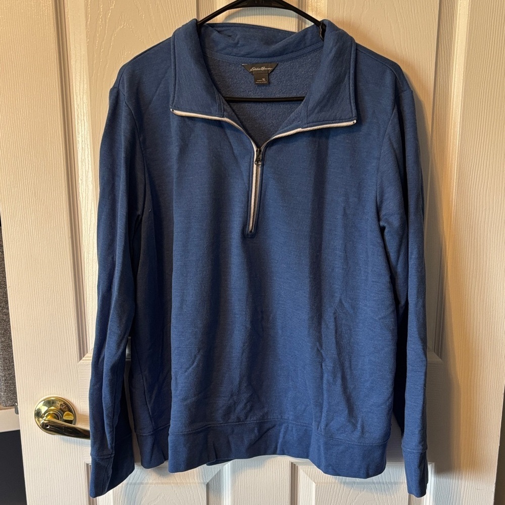 Bright Blue 1/4 Zip Sweatshirt